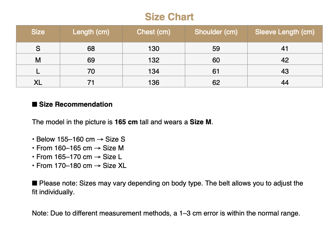 Veste chic en laine Mocca - Beige